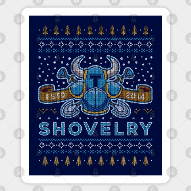 Shovelry Ugly Sweater Sticker by Lagelantee